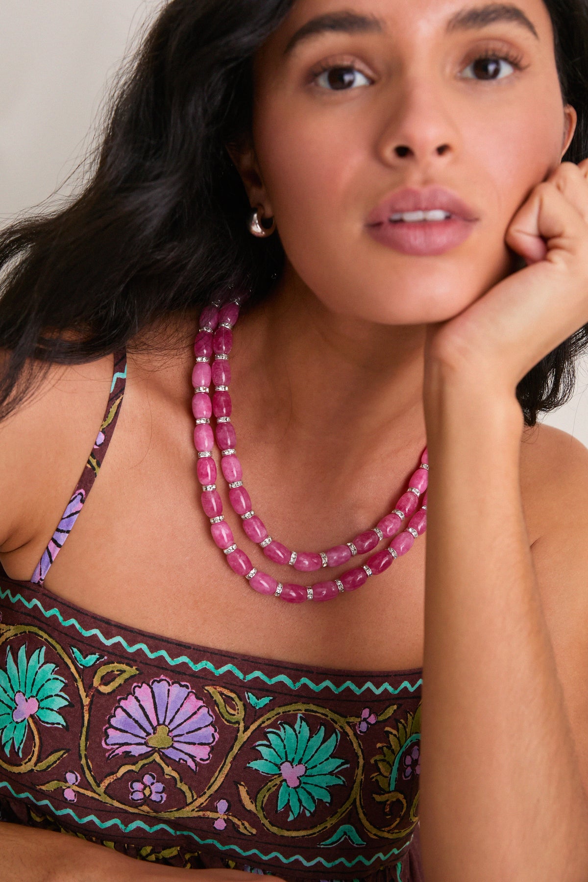 Pink Donna Linea Necklace