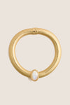 Gold and White Opyum Necklace