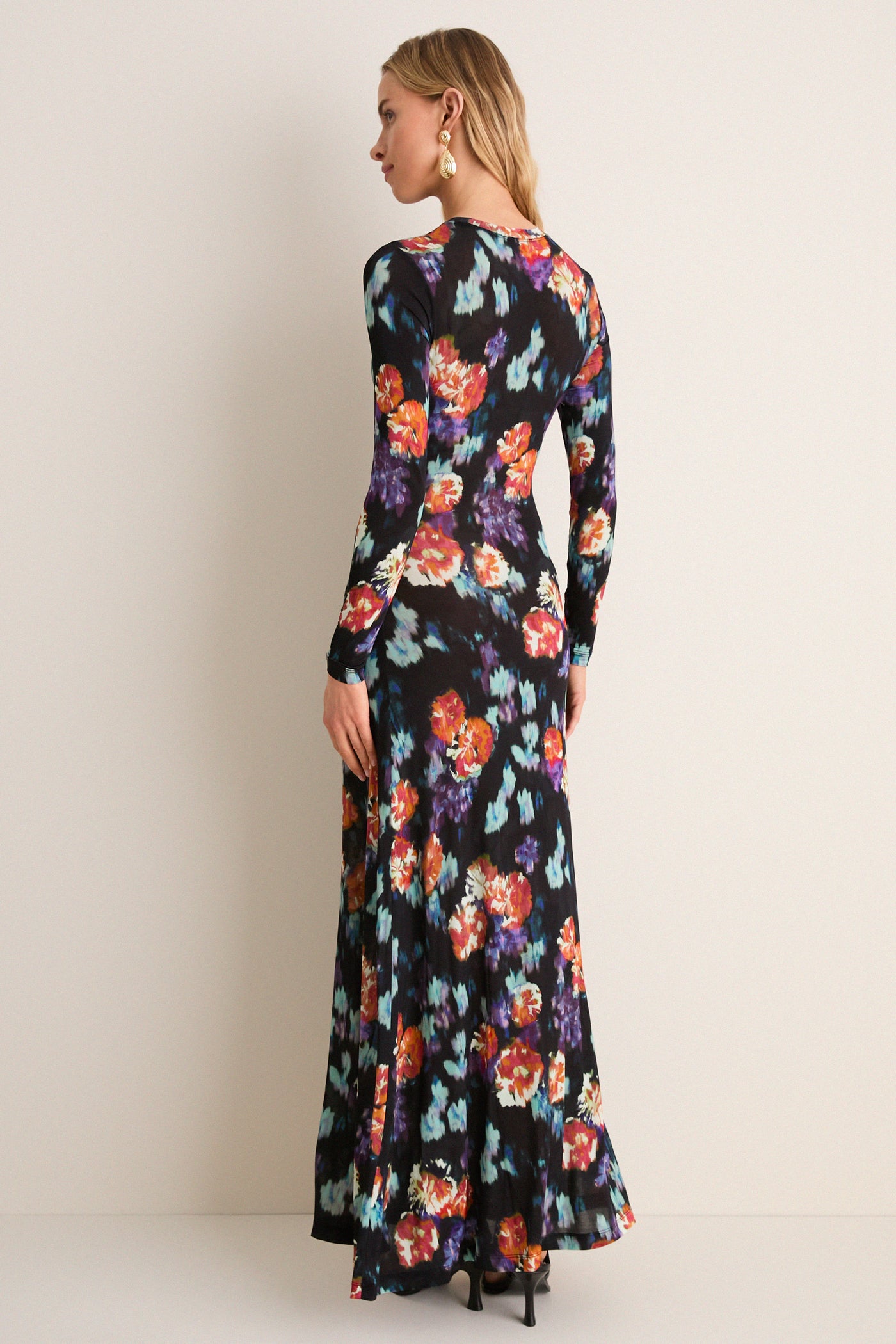 Nocturne Amari Long Sleeve Jersey Dress