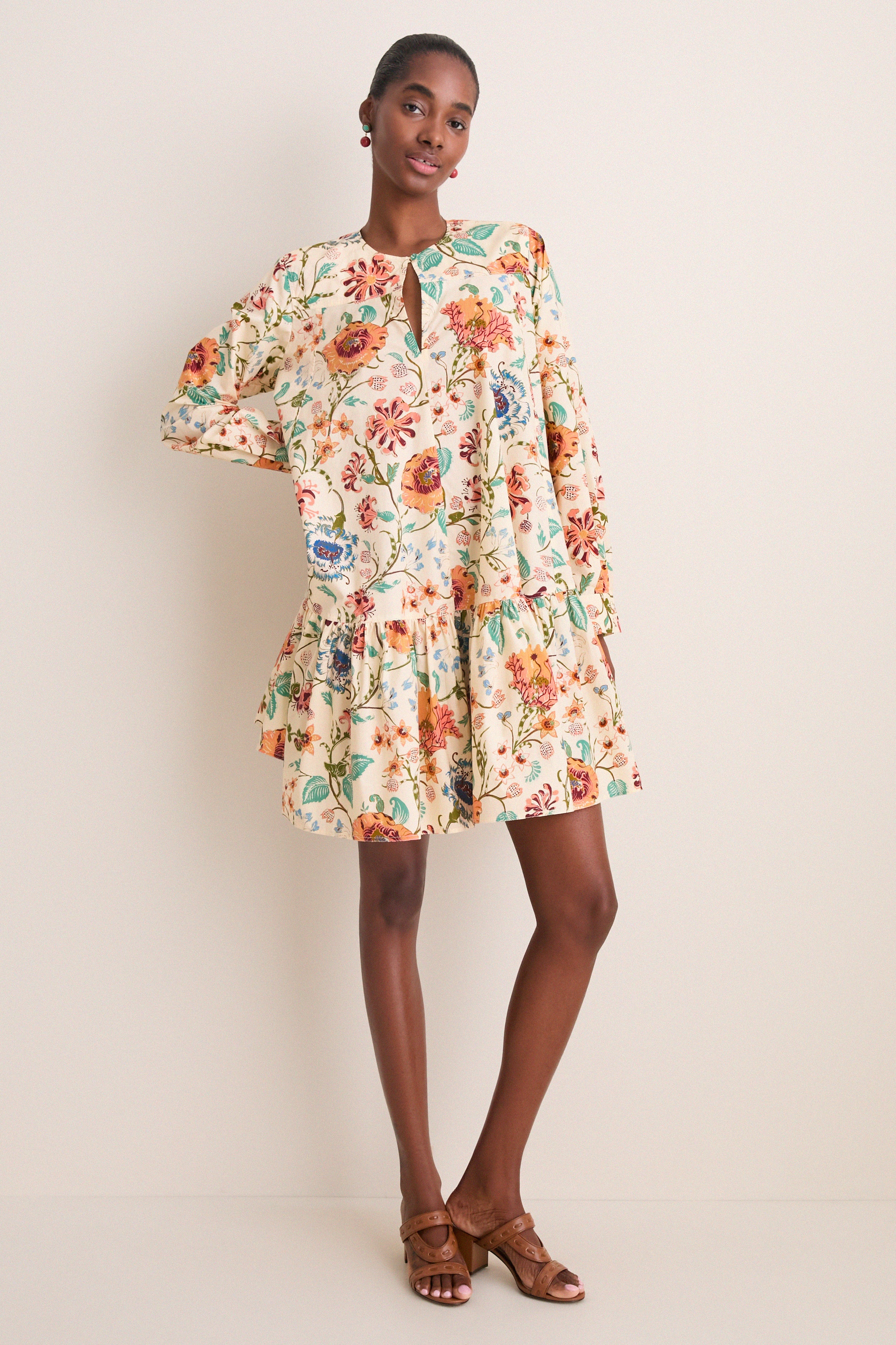 Abalone Noelia Long Sleeve Mini Dress