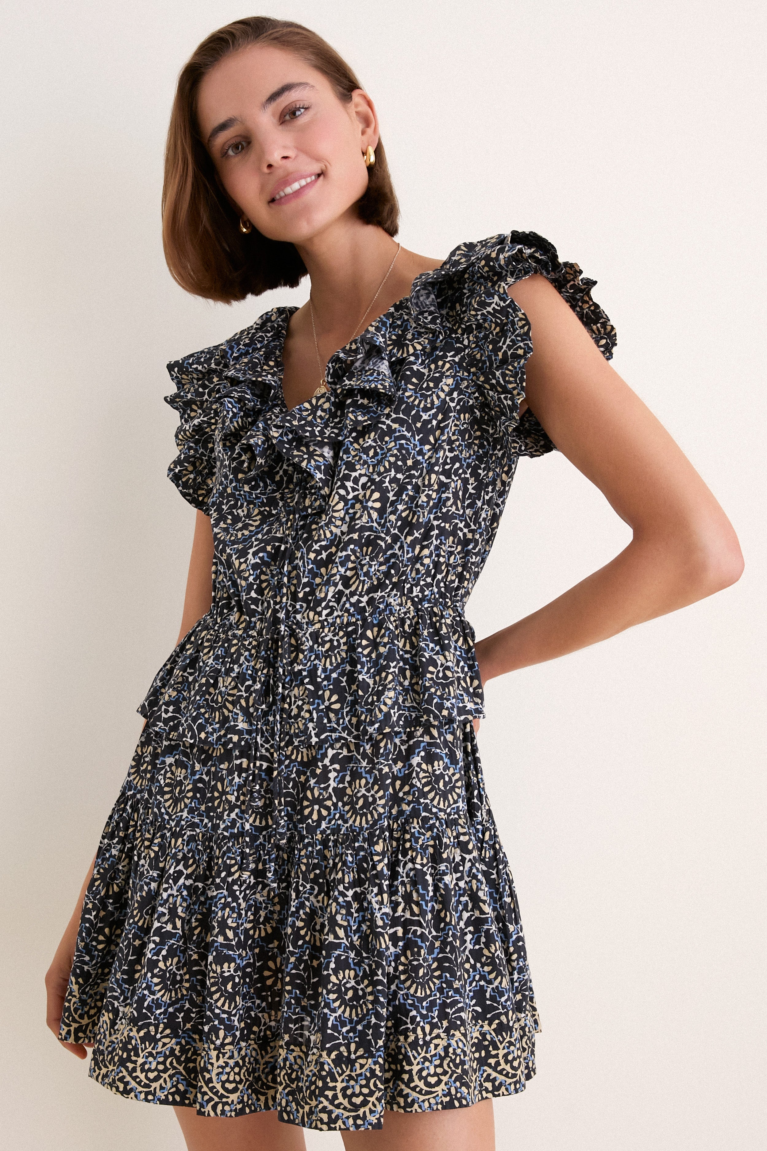 ulla johnson mini dress - Orange Belted Mae inspired florals that whisper of summer Ulla Johnson - Ryla Silk