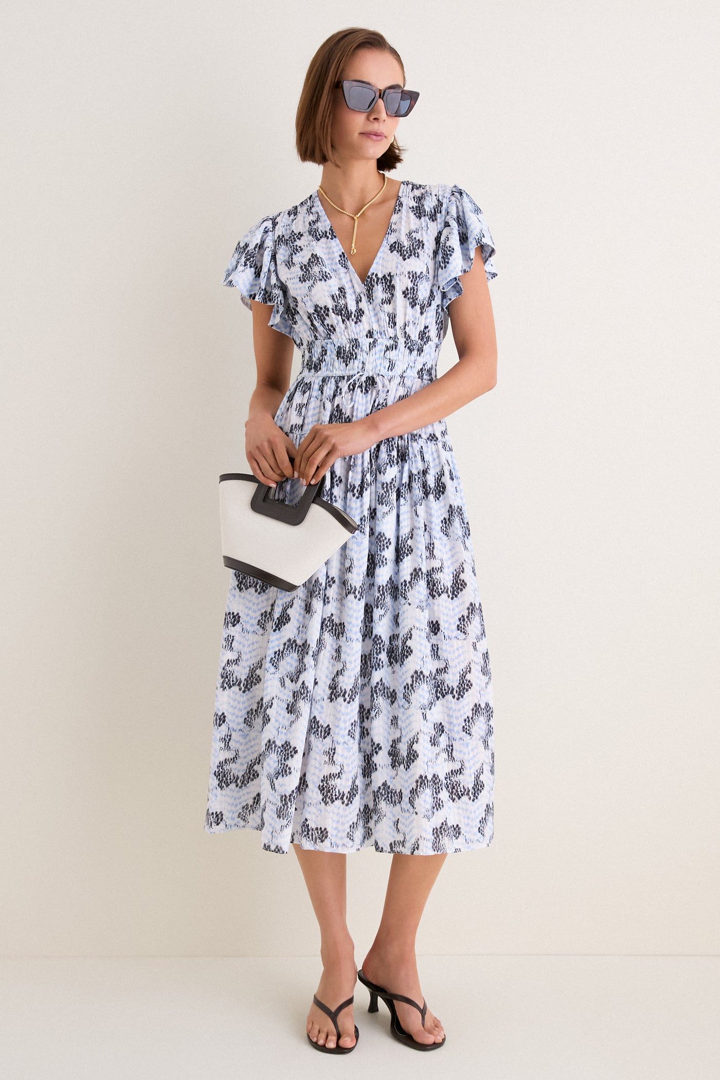 Ciel Lyria Short Sleeve Cotton Dress