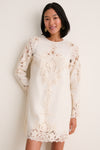 Ivory Camie Linen Mini Dress