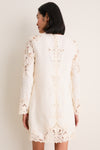 Ivory Camie Linen Mini Dress