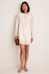 Ivory Camie Linen Mini Dress