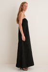 Noir Landscape Satin Dress