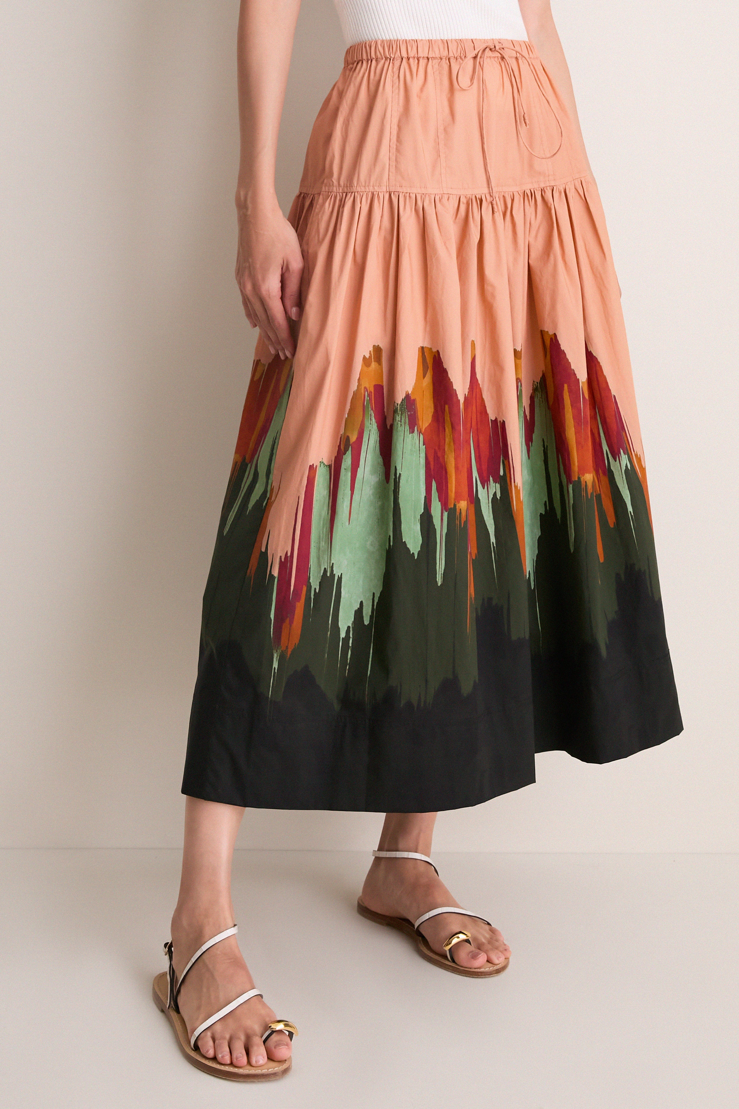 Agate Theodora Cotton Skirt | Ulla Johnson