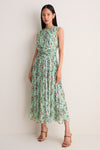 Opaline Celestina Sleeveless Silk Dress