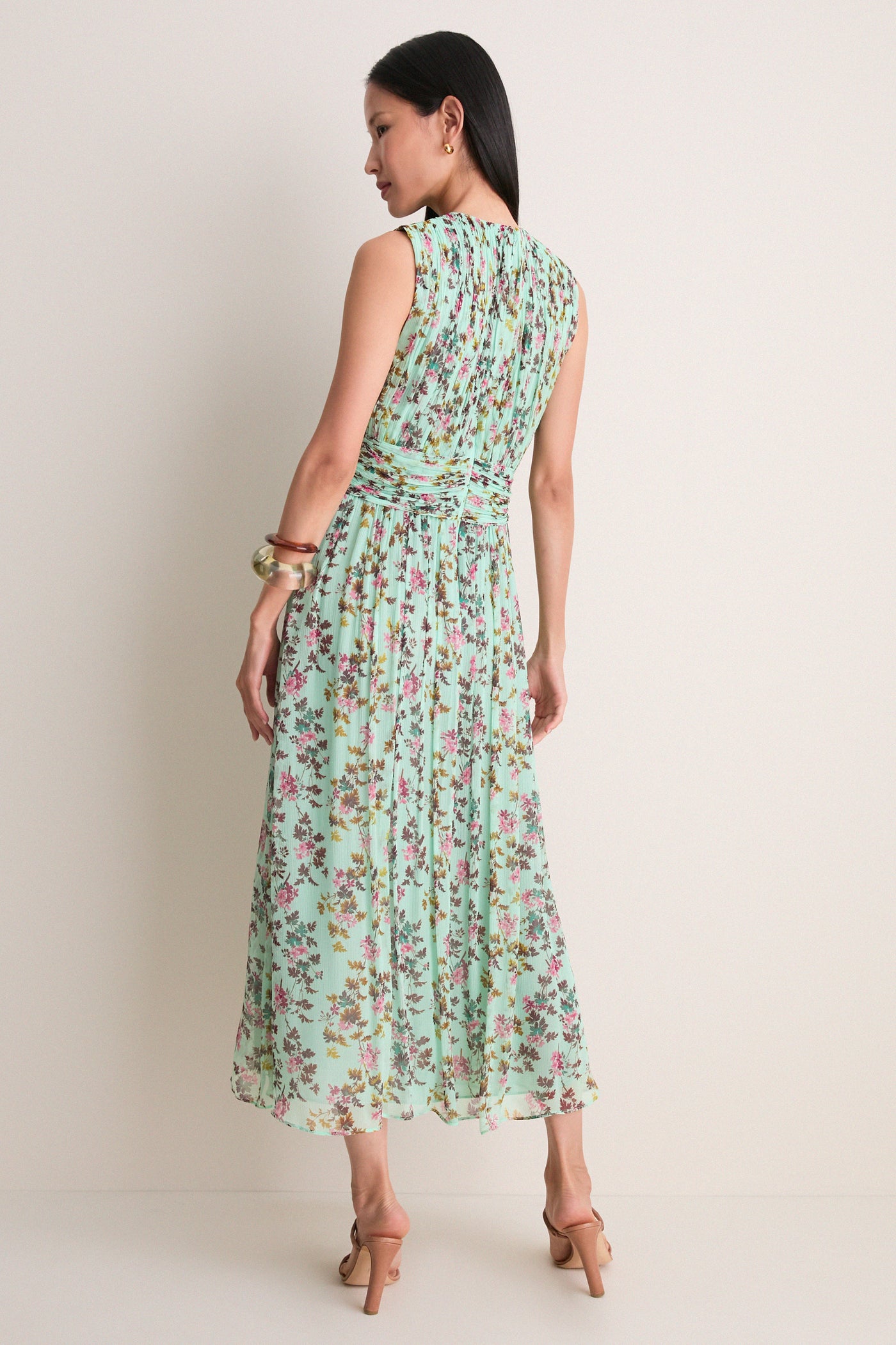 Opaline Celestina Sleeveless Silk Dress