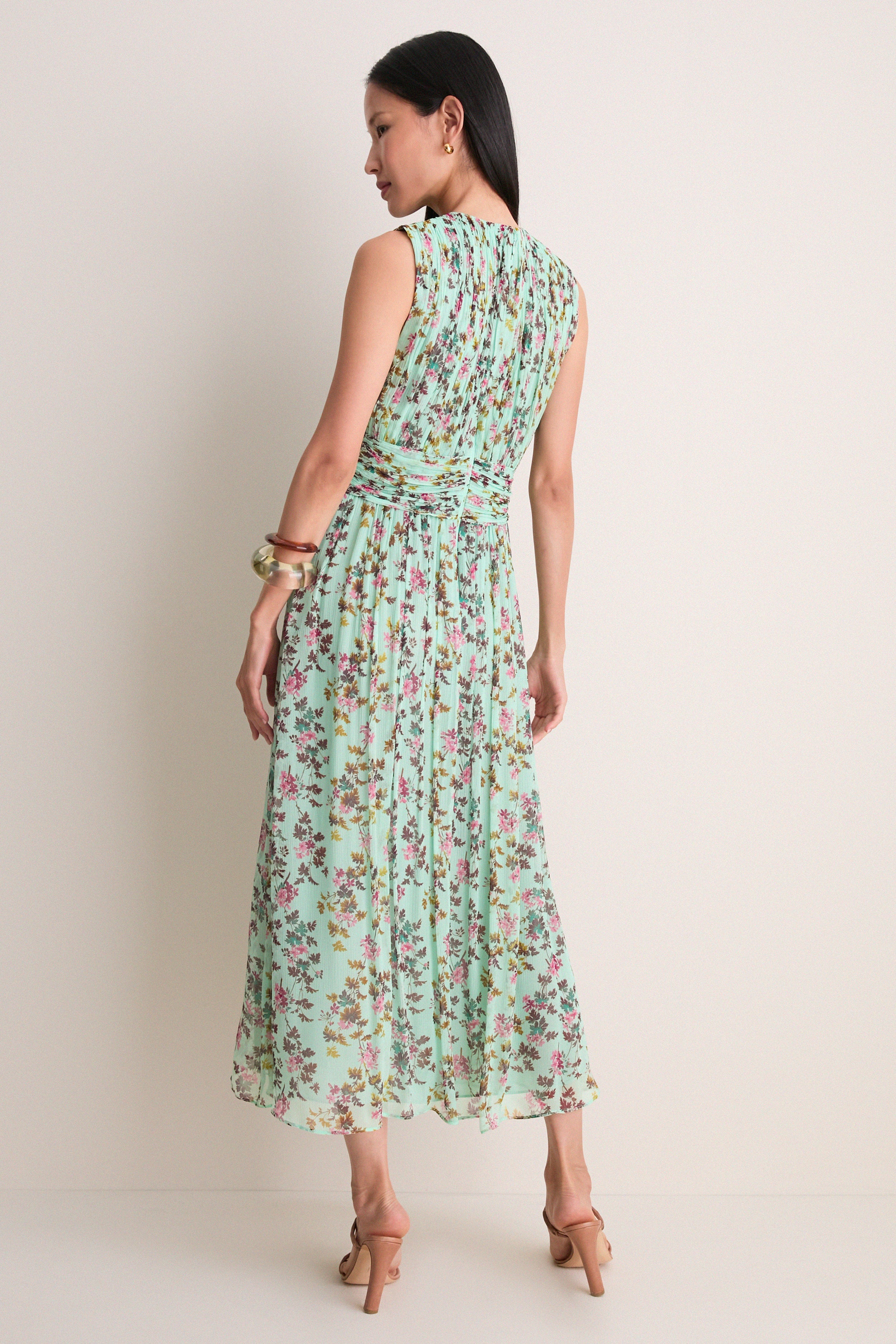 Opaline Celestina Sleeveless Silk Dress