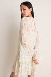 Moon Petal Emmeline Silk Mini Dress