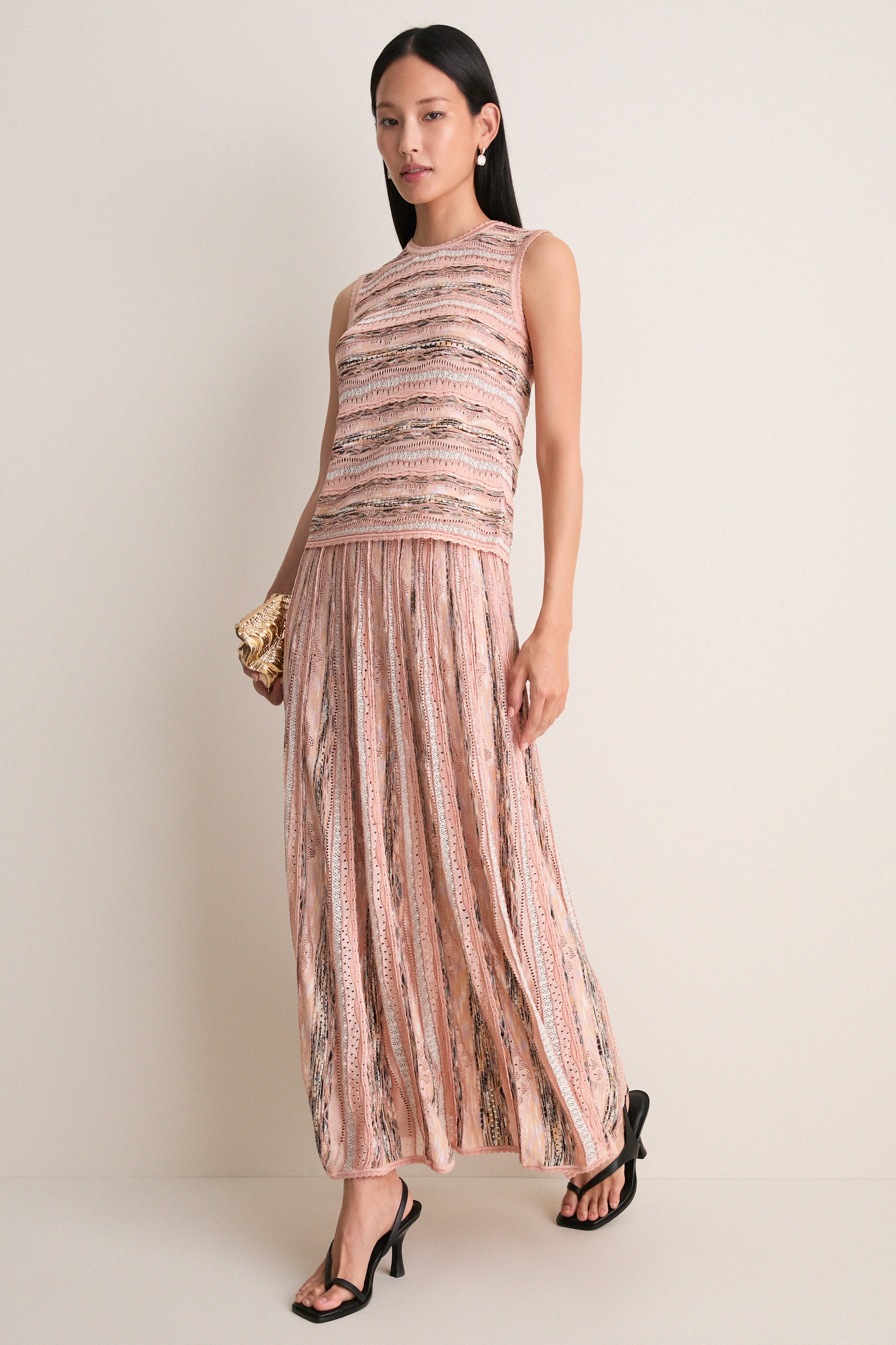 Hibiscus Clio Knit Midi Skirt | Ulla Johnson