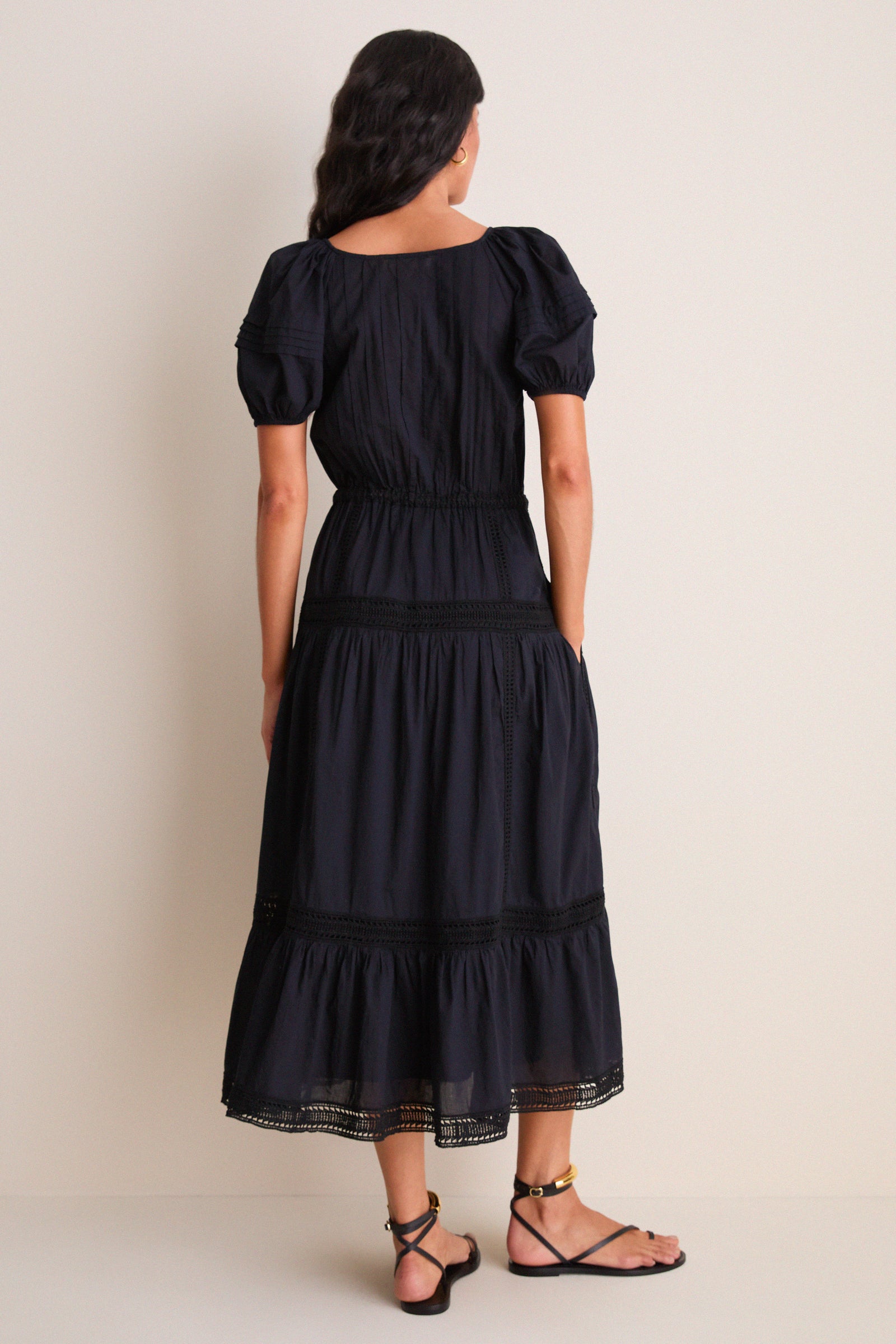 Noir Isolde Short Sleeve Cotton Dress