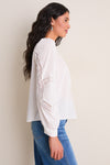 Pristine Marlowe Long Sleeve Cotton Top