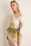 Swathe Bijoux Jacket with Feathers