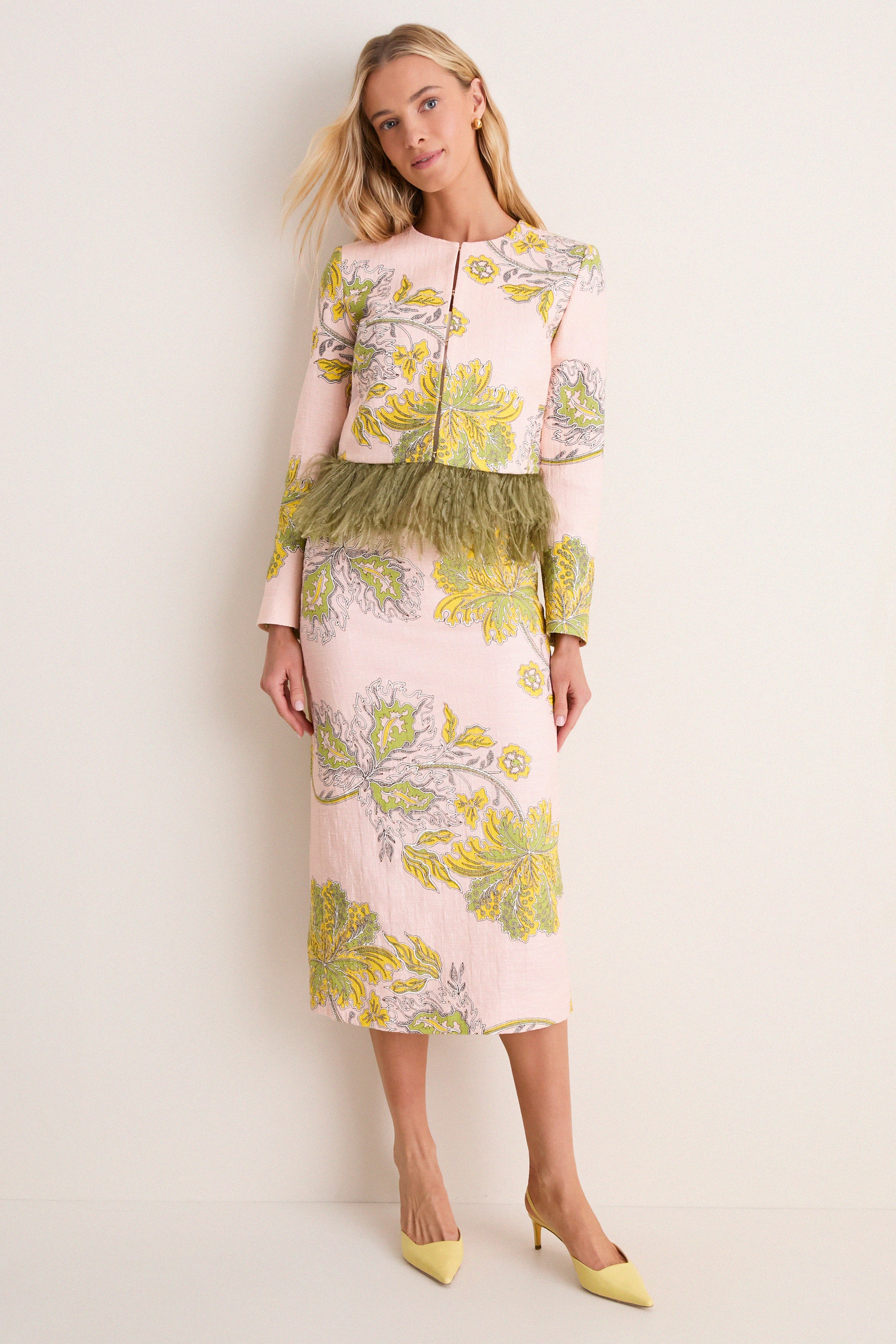 Swathe Placee Pencil Skirt