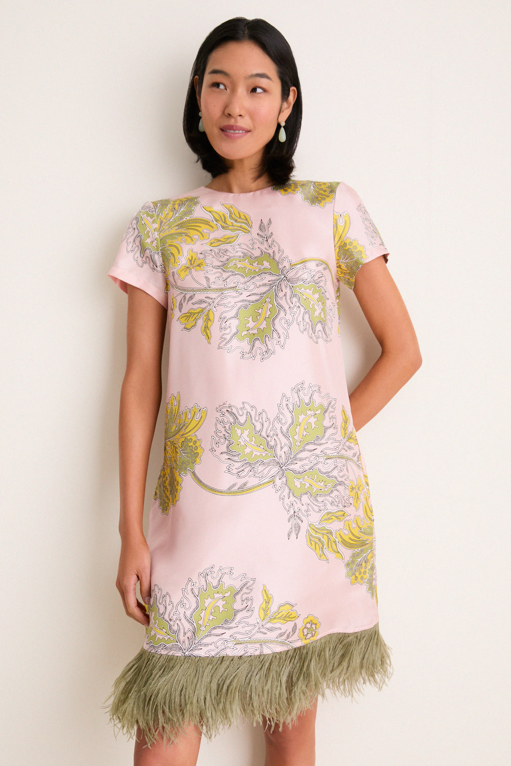 mini swing dress Maeve Drop-Waist Made in our sumptuous jacquard La DoubleJ Dresses Women -