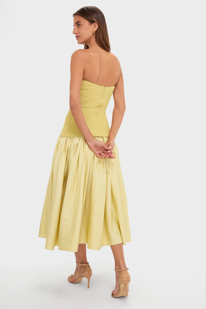 Pistachio Cannes Midi Dress