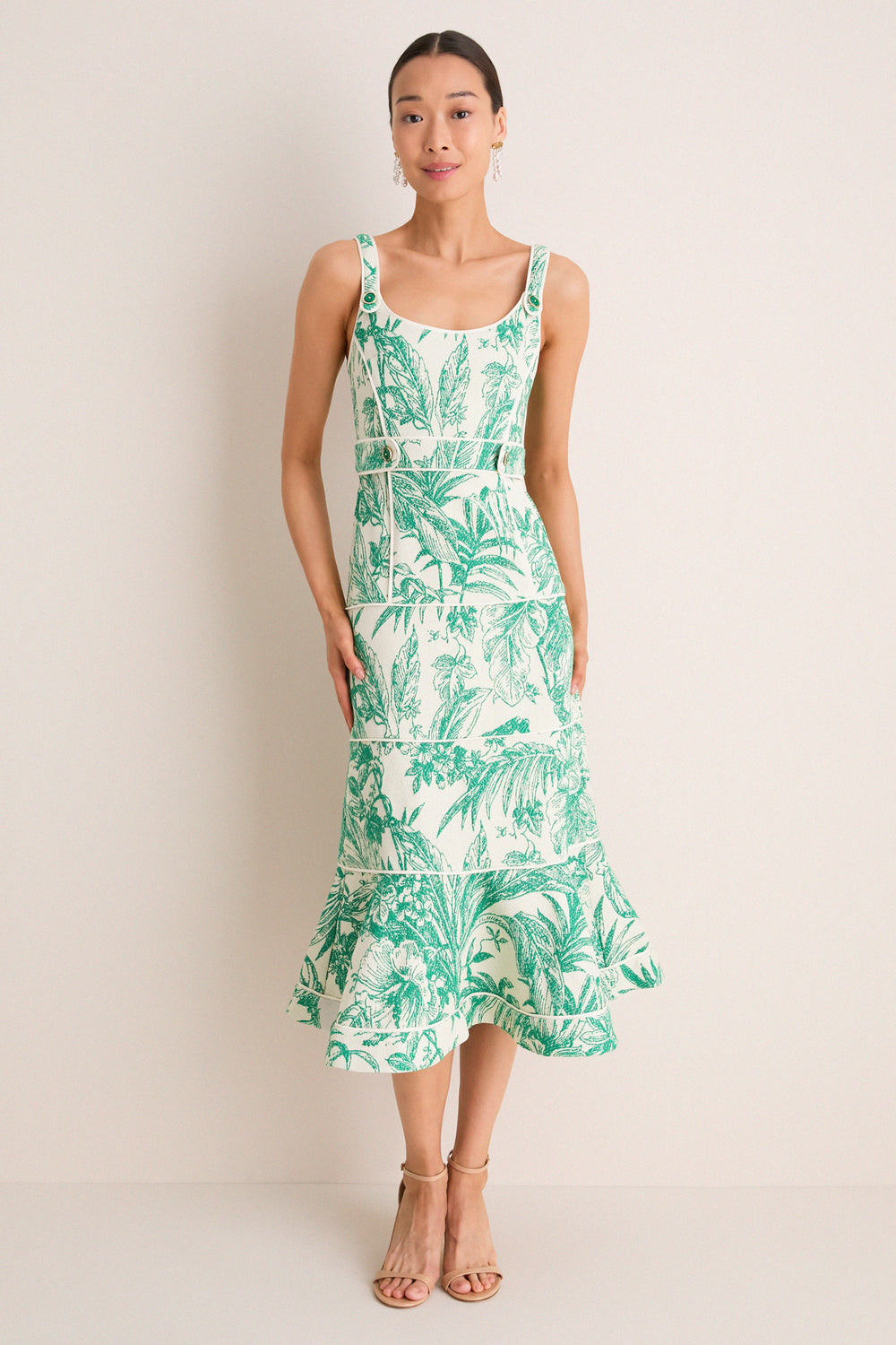 Verde Palm Kayleen Midi Dress