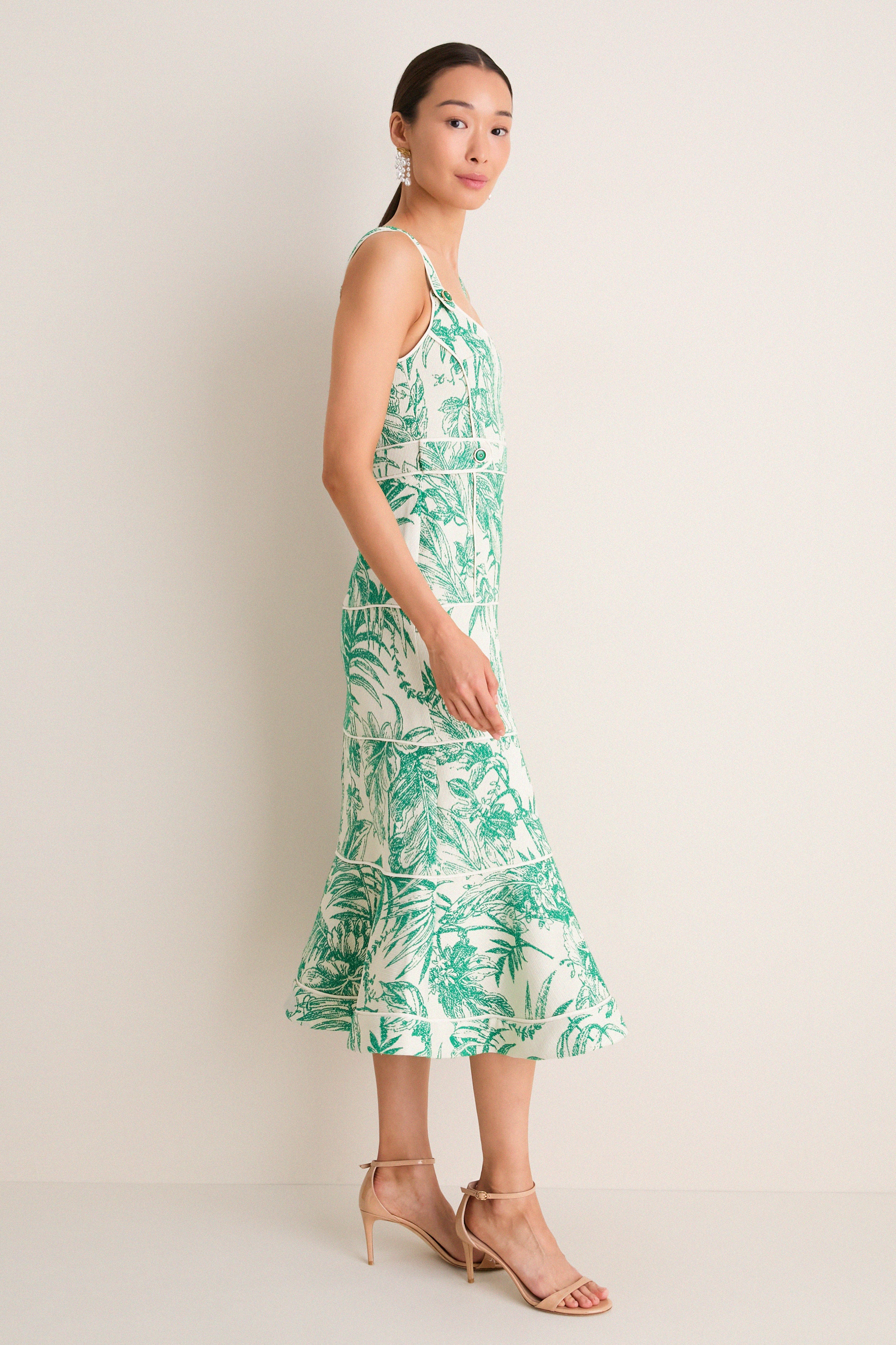 Verde Palm Kayleen Midi Dress