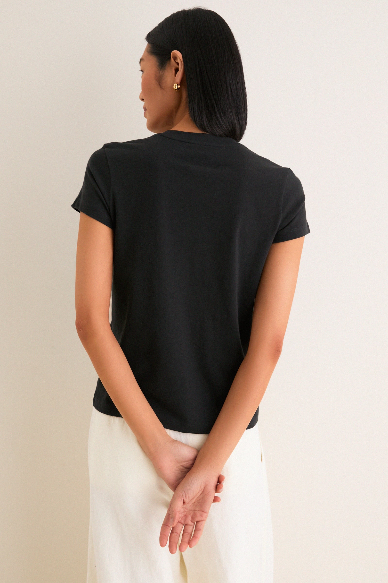 Black Perry Slim Classic Tee