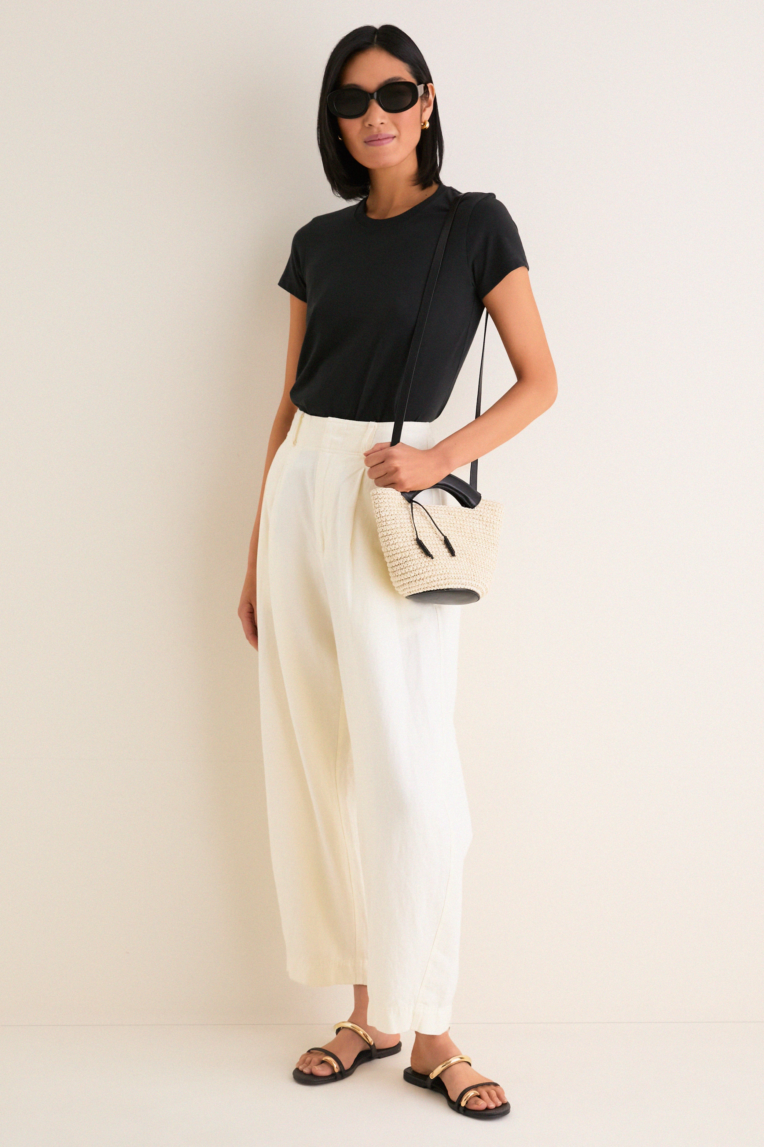 Black Perry Slim Classic Tee