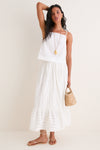 White Lace Beatrice Skirt