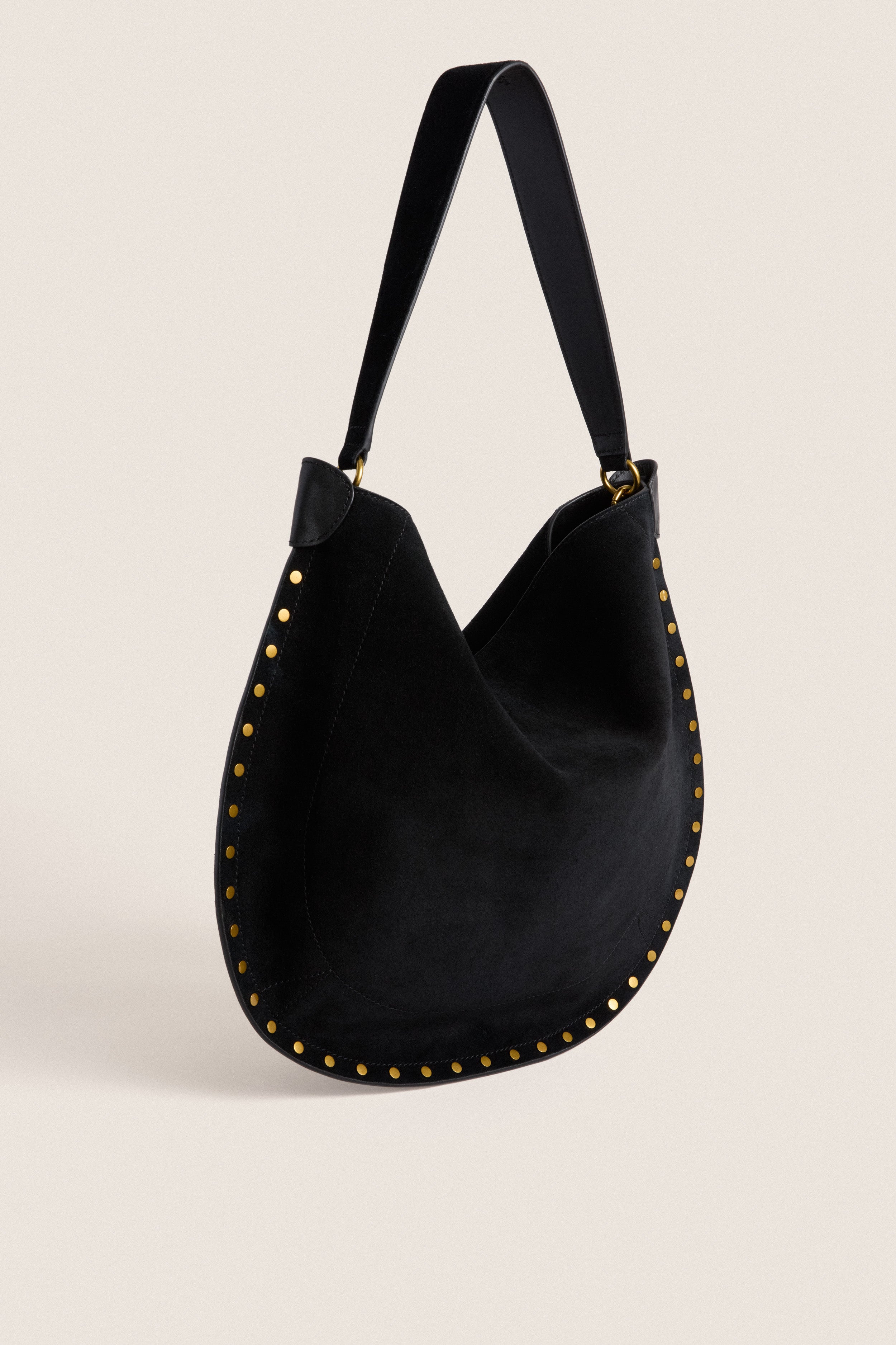 Black Soft Suede Oskan Hobo