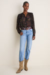 Burgundy Dara Buckle Belt