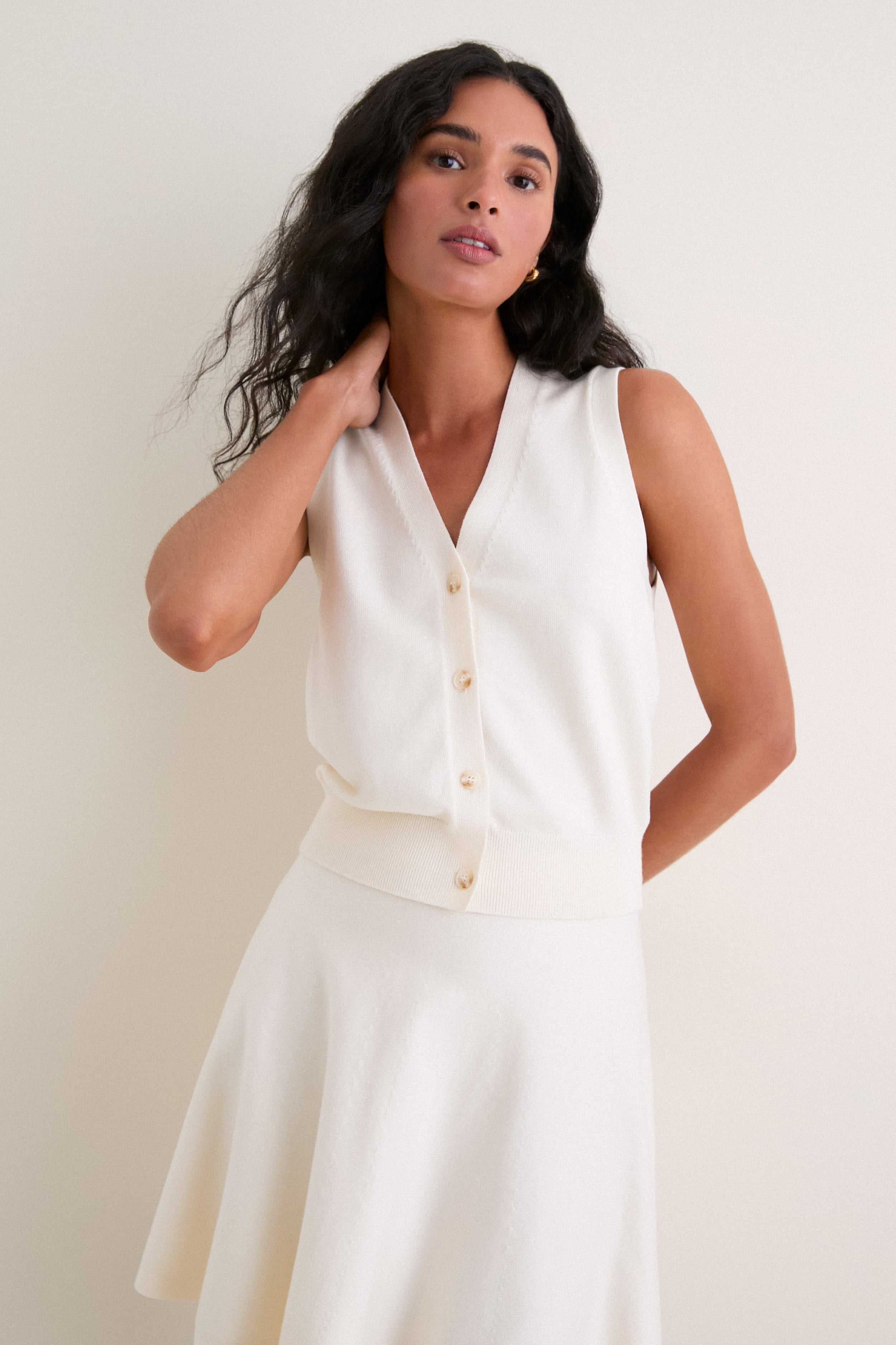 Connie peplum knit set up After Hours Knit Peplum Top & Pant Set