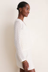 Ivory Crochet Lucy Cardigan