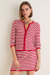Avenue Stripe Knit Martha Cardigan