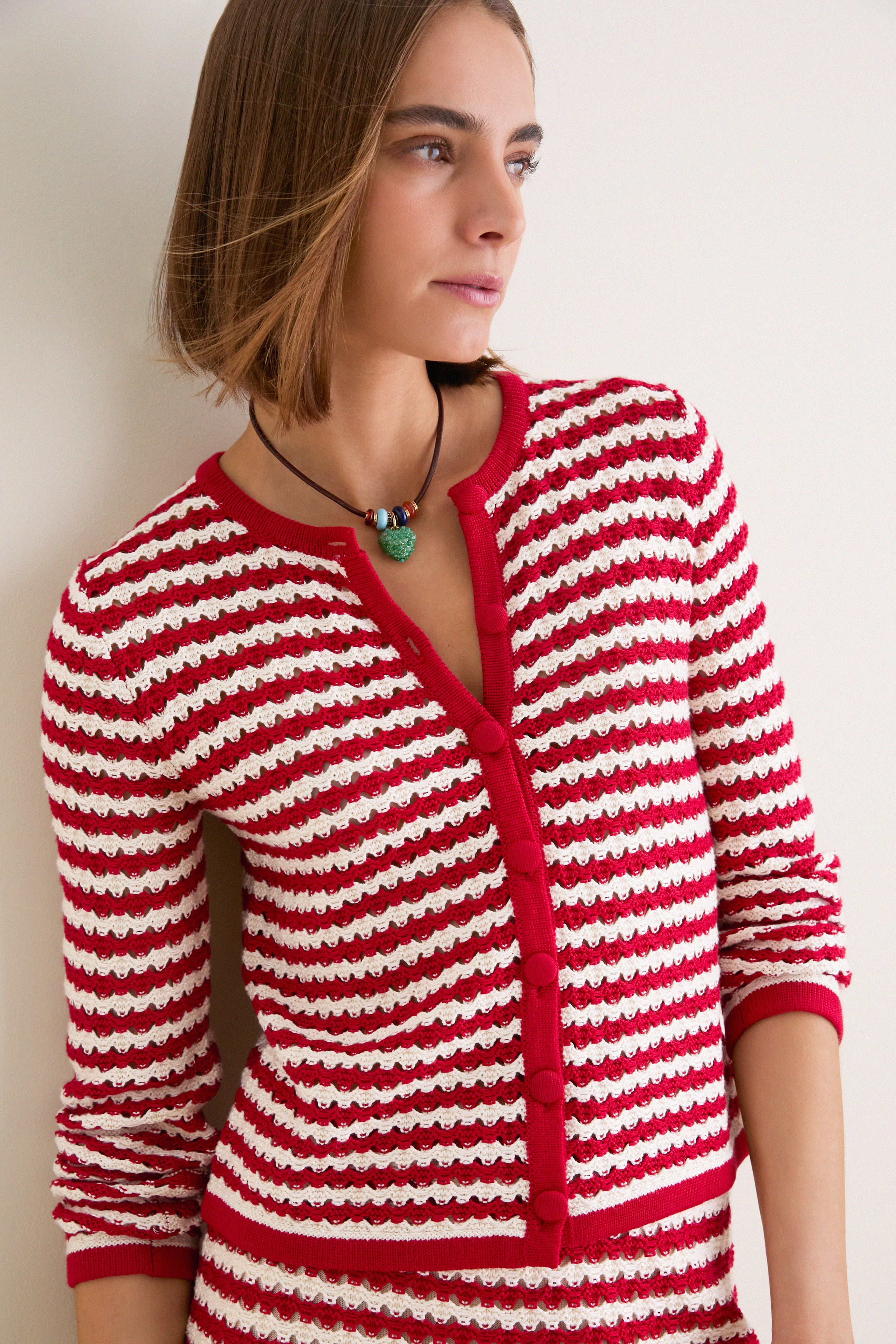 トップス Martha cardigan set tops Avenue Stripe Knit Martha Cardigan | Tuckernuck