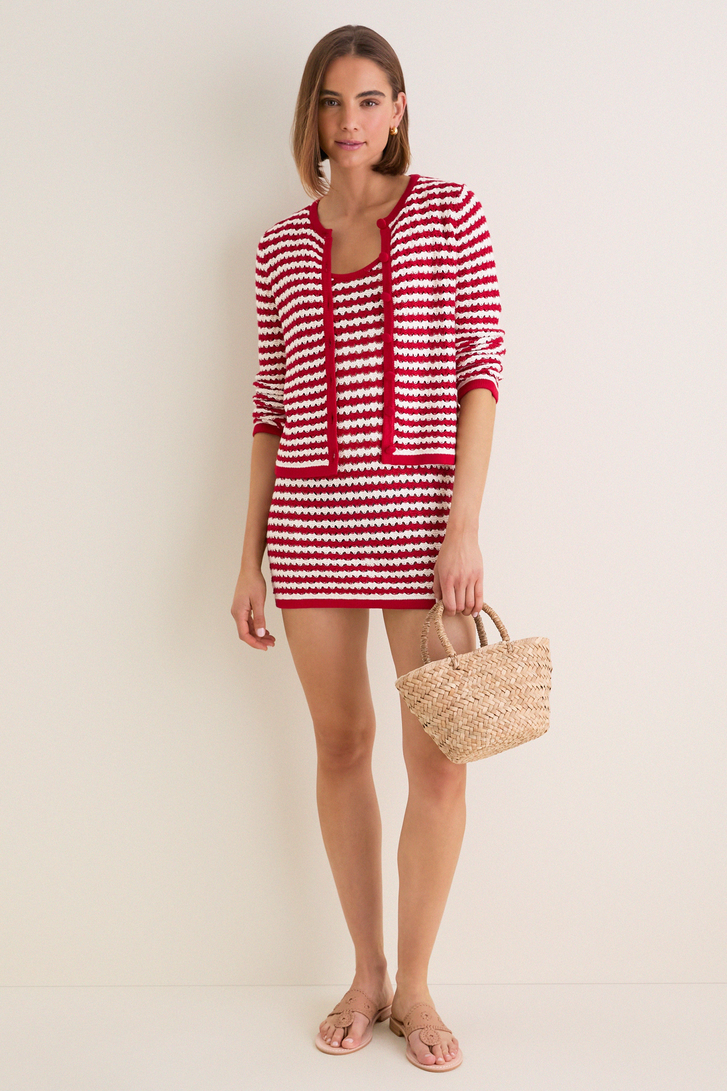 Avenue Stripe Knit Martha Cardigan | Tuckernuck