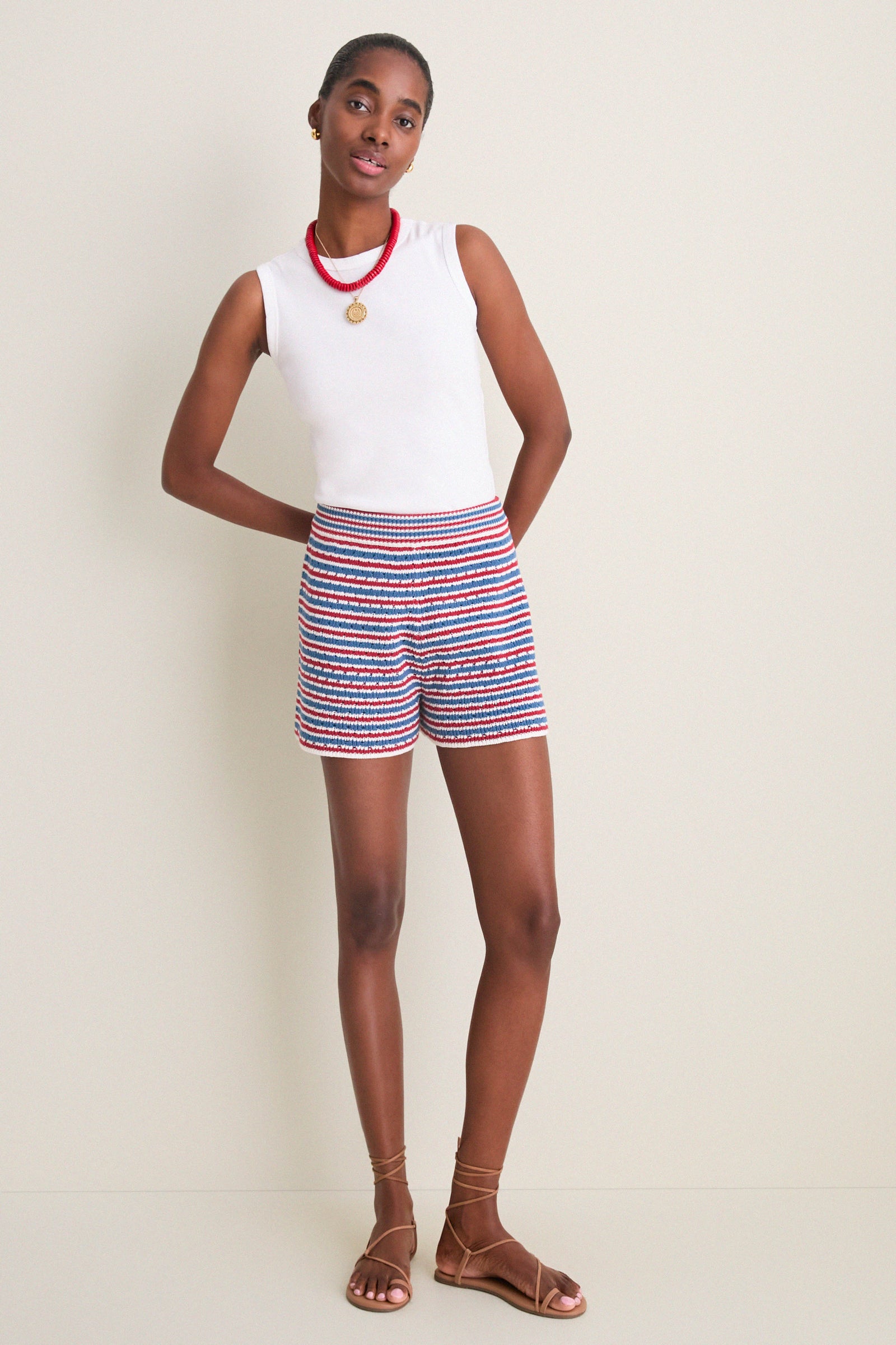 Hero Stripe Knit Kent Shorts