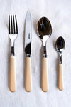 Ivory Pop Unis 5 Piece Place Setting