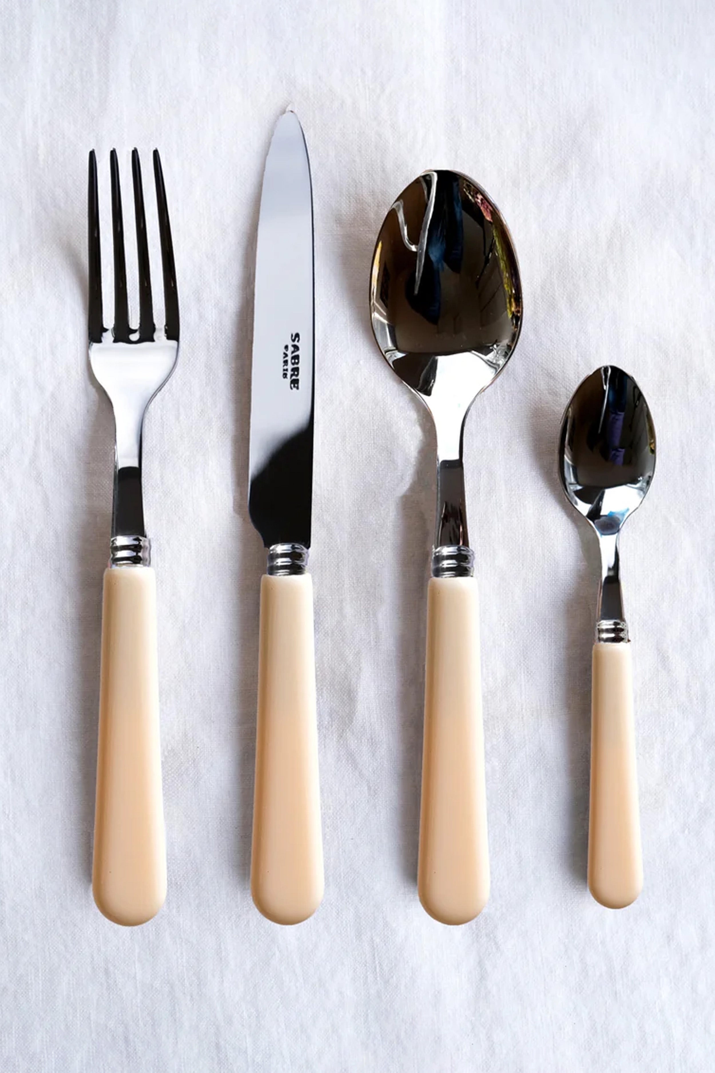Ivory Pop Unis 5 Piece Place Setting