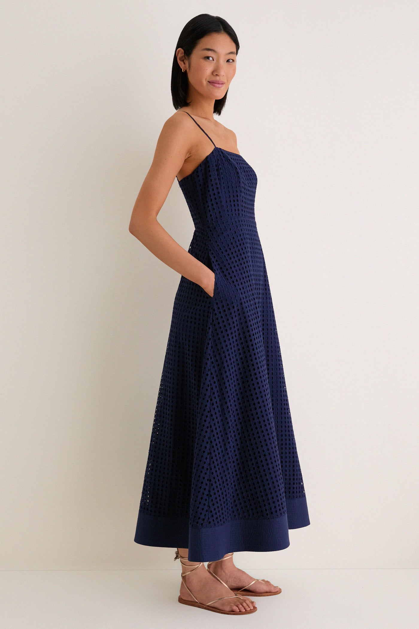 Ink Eyelet Rhea Dress | Tuckernuck