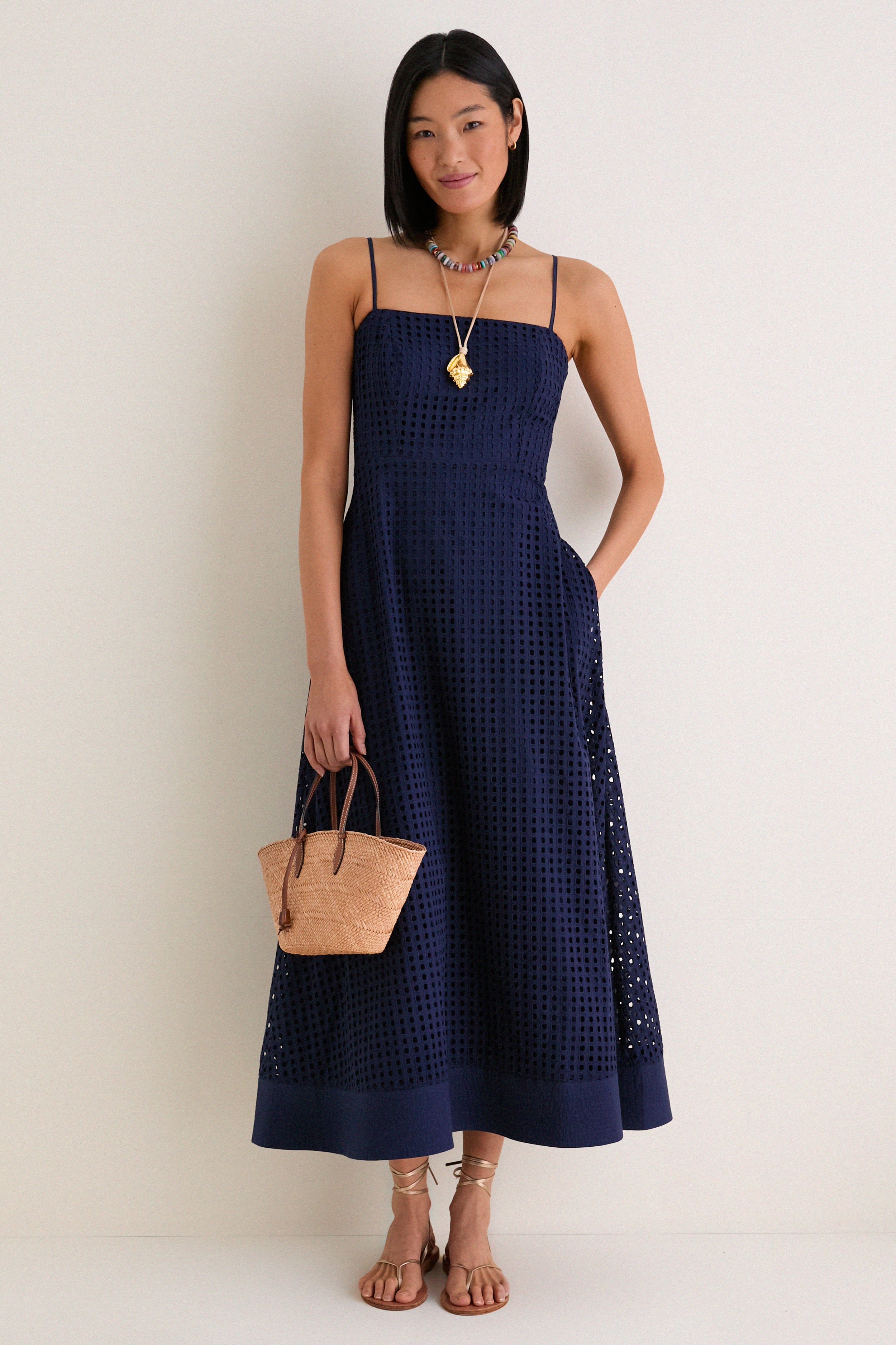 Ink Eyelet Rhea Dress | Tuckernuck