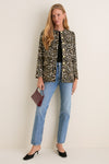 Leopard Tweed Jennings Jacket