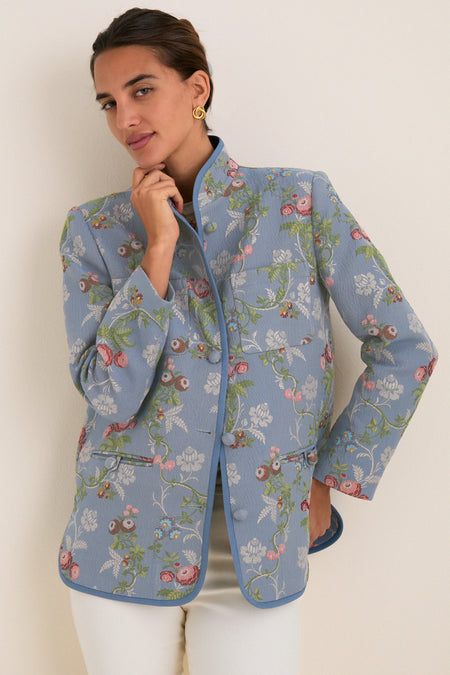 Trellis Bloom Jacquard Harrison Jacket