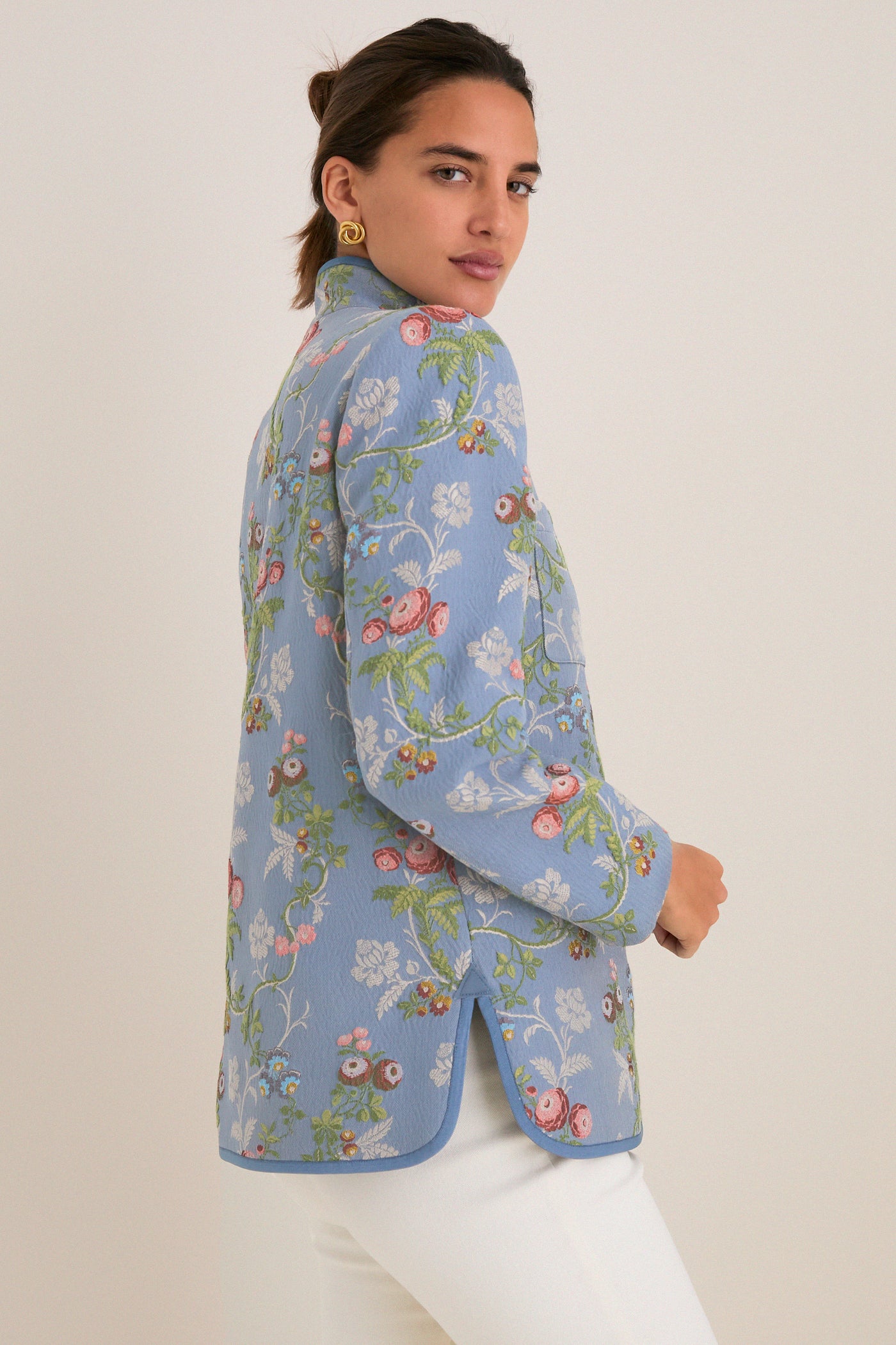 Trellis Bloom Jacquard Dalton Jacket