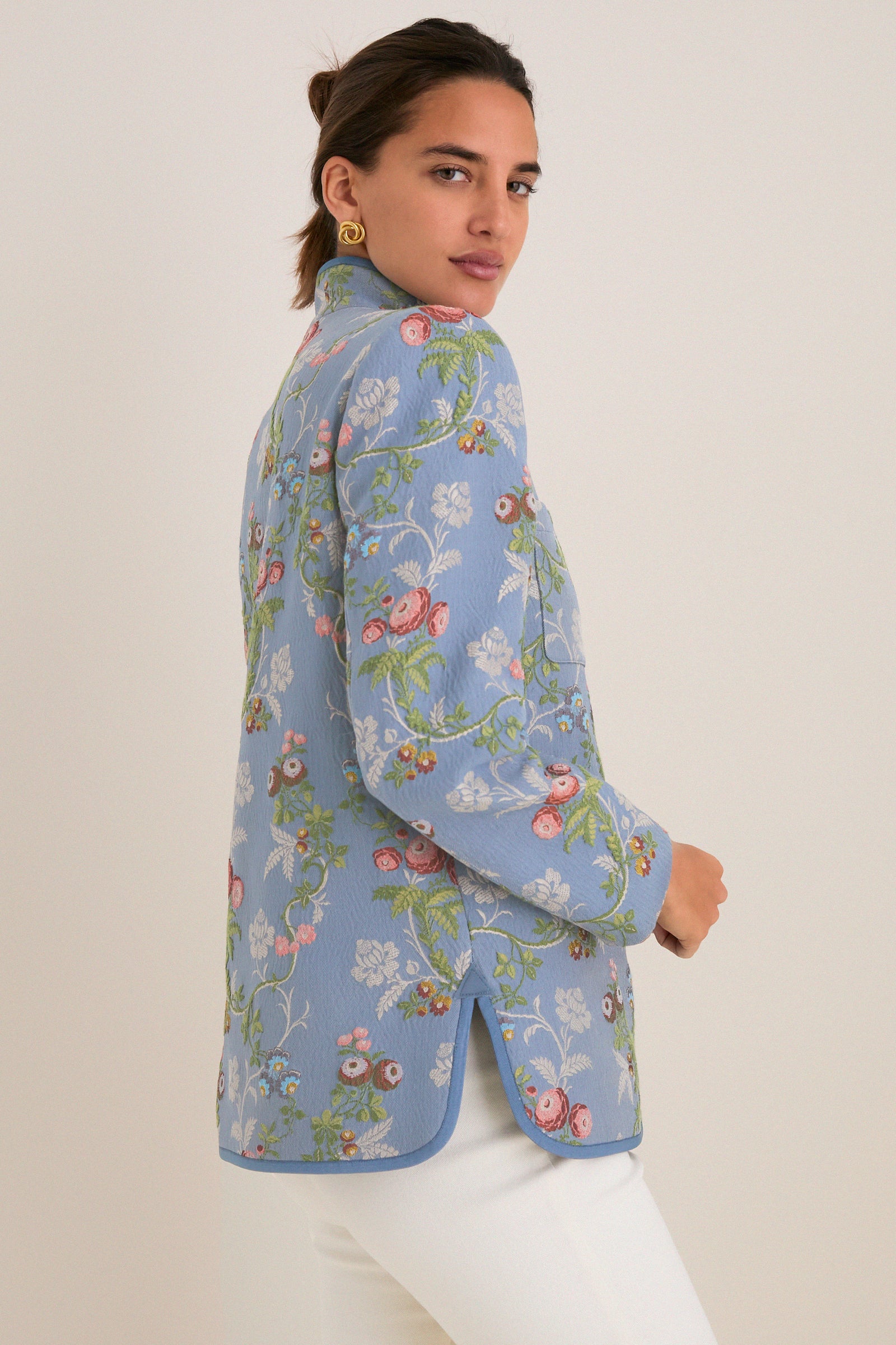 Trellis Bloom Jacquard Dalton Jacket