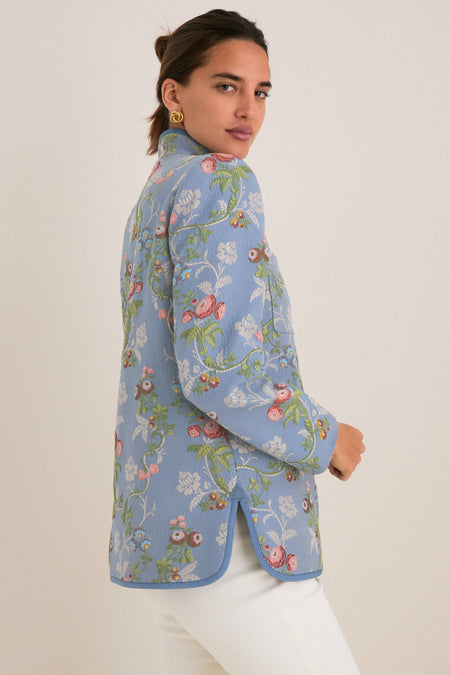 Trellis Bloom Jacquard Harrison Jacket