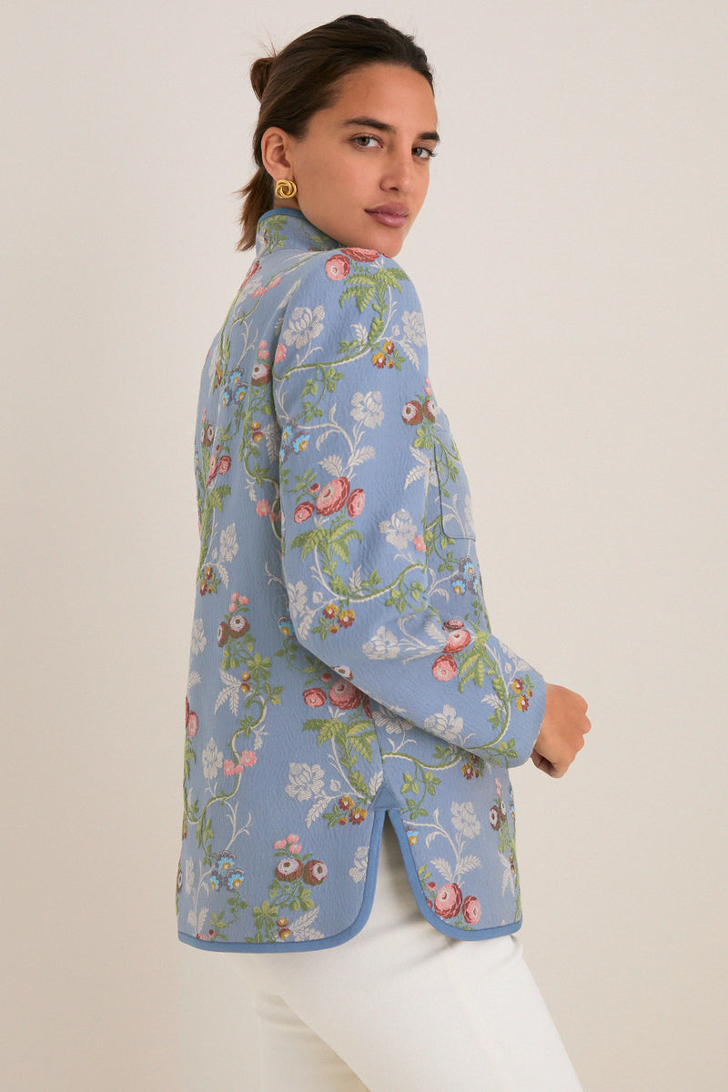 Trellis Bloom Jacquard Harrison Jacket