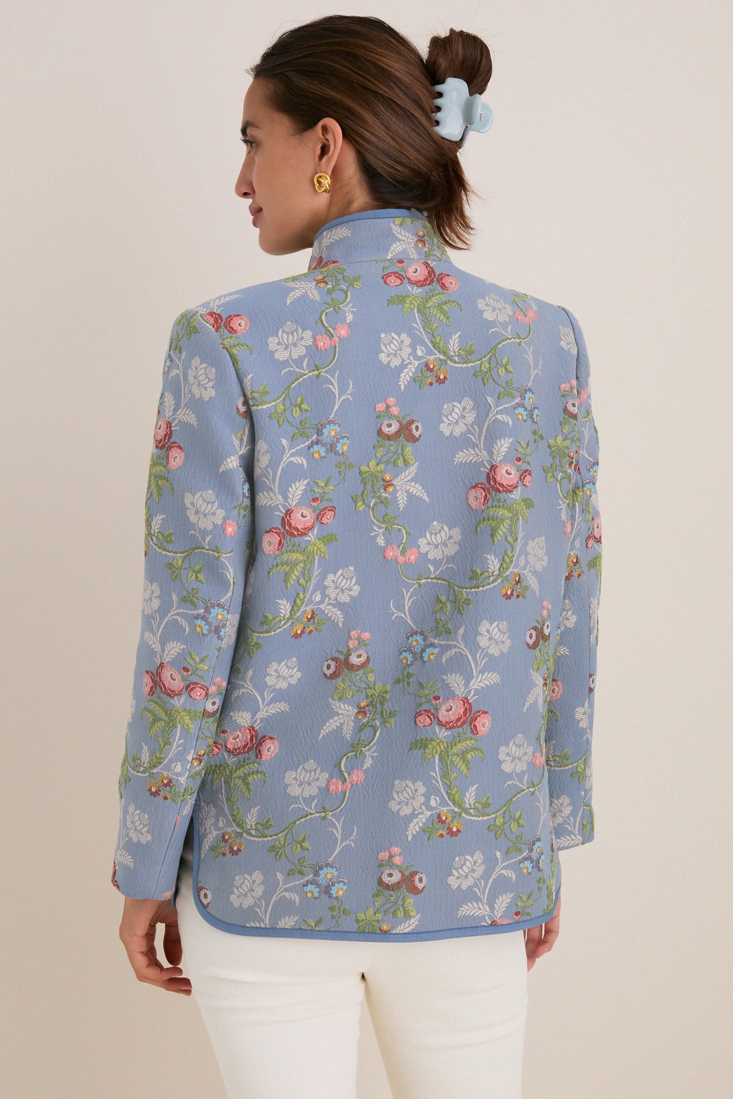 Trellis Bloom Jacquard Harrison Jacket