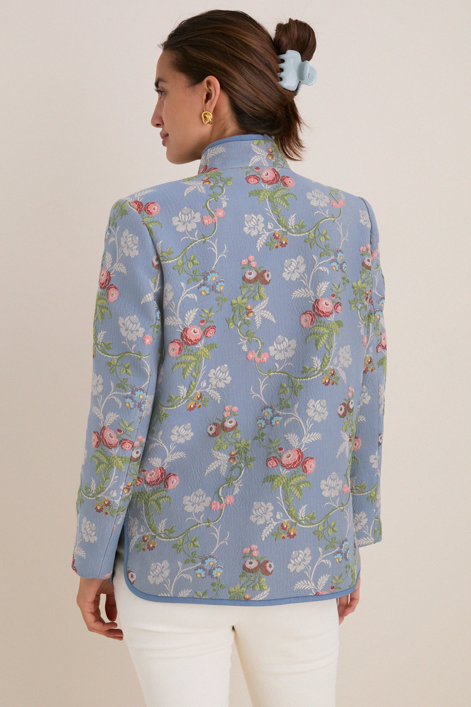 Trellis Bloom Jacquard Dalton Jacket