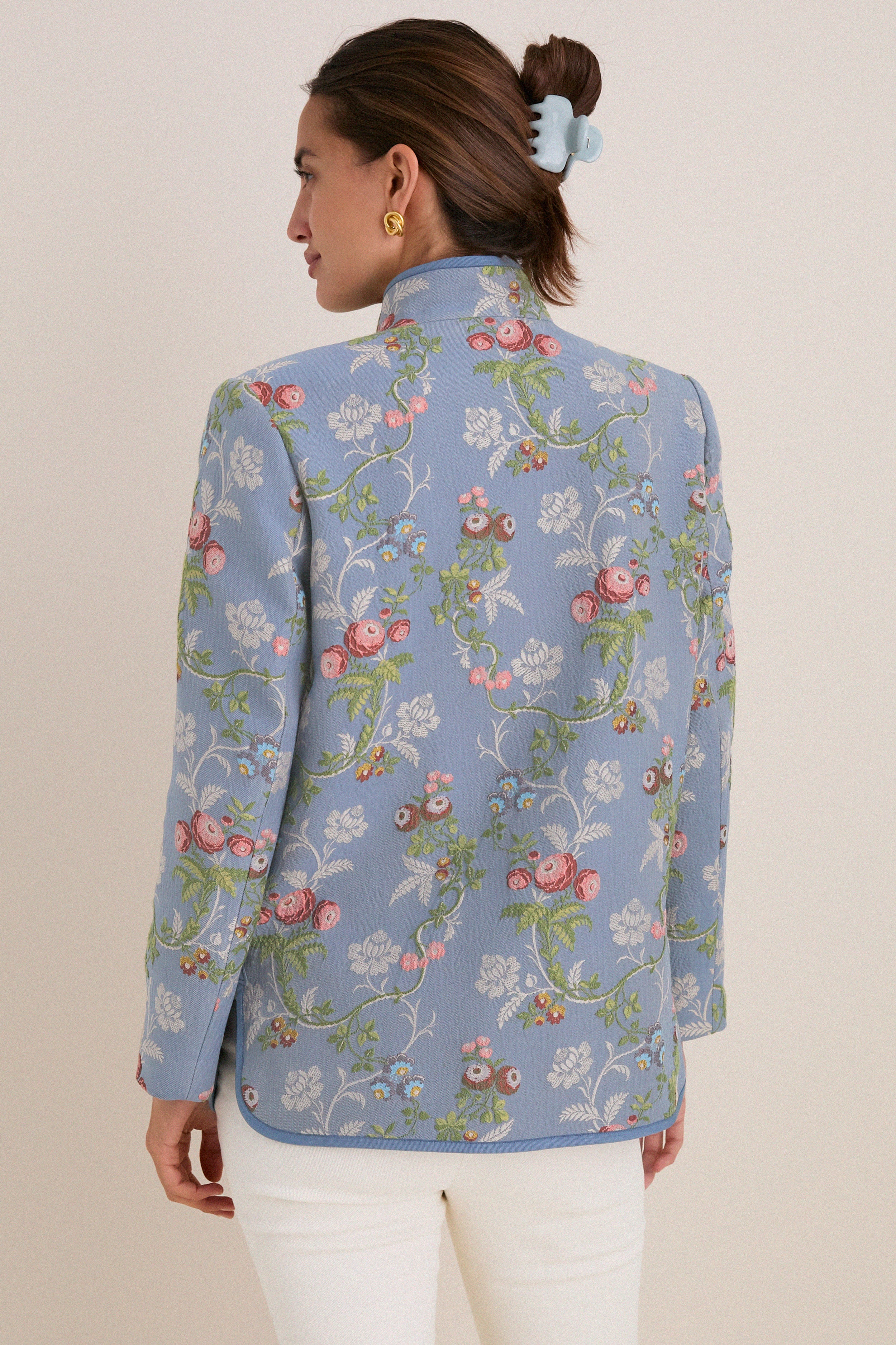 Trellis Bloom Jacquard Dalton Jacket