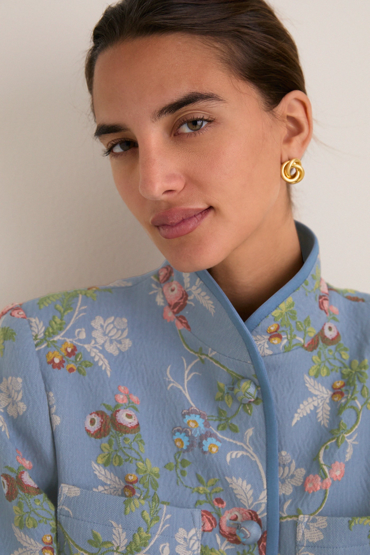 Trellis Bloom Jacquard Dalton Jacket