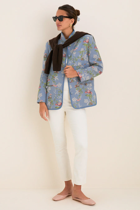 Trellis Bloom Jacquard Harrison Jacket